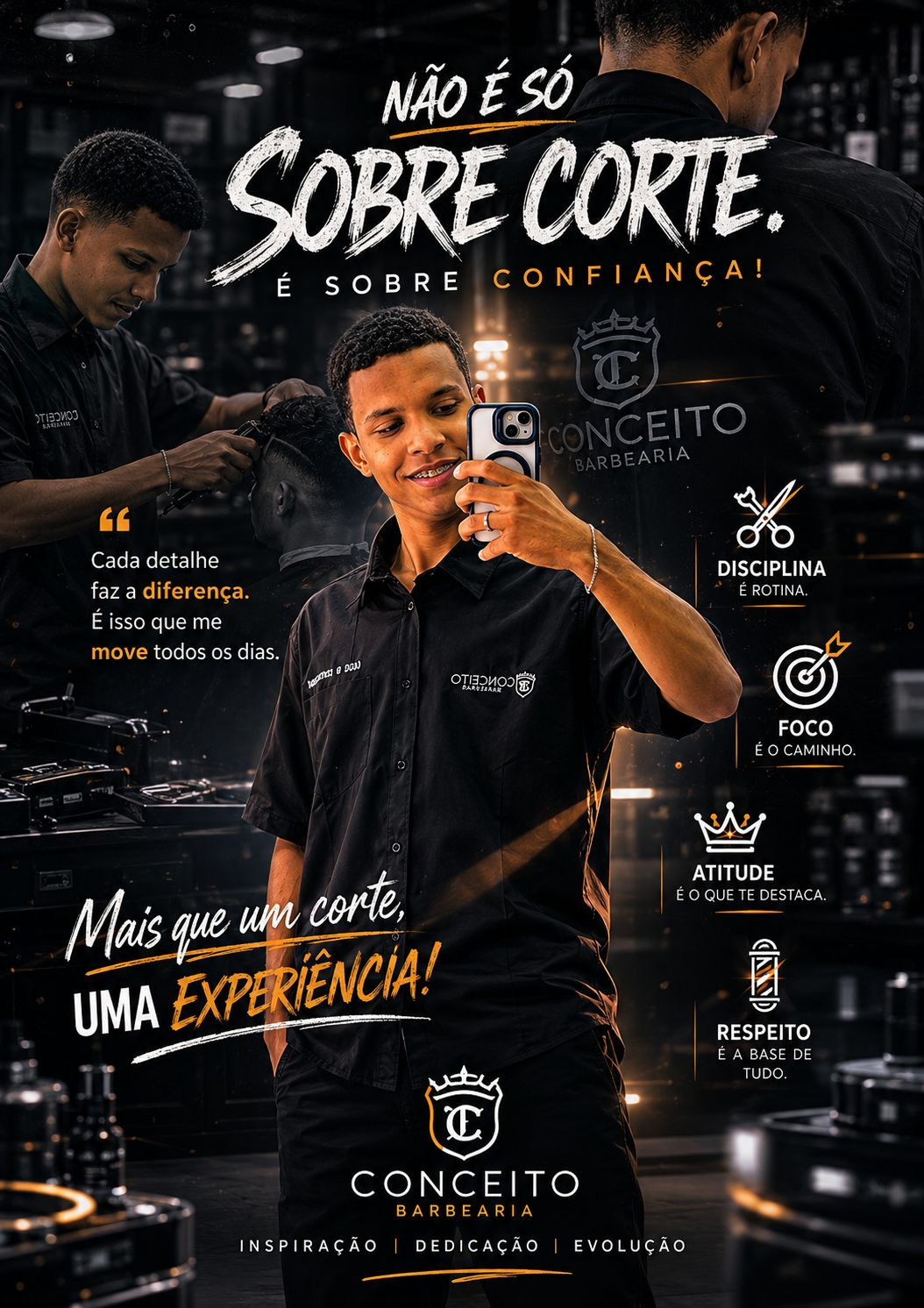Barbeiro Conceito Barber